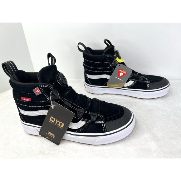 VANS Sk8-Hi MTE-2 BOA Quick Release Sneakers Mens 7 Black Primaloft New main image 5